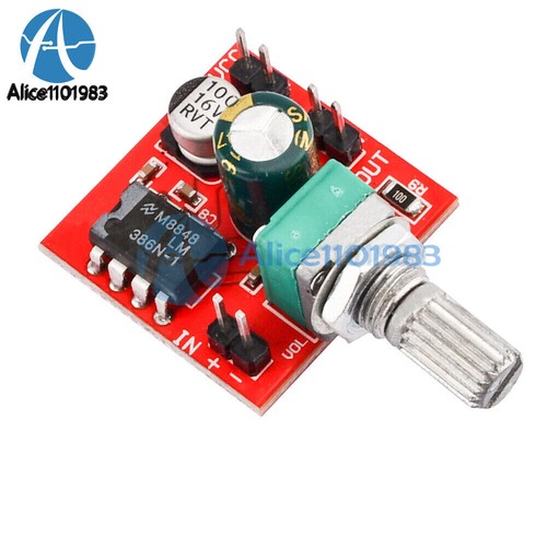 Lm386 amplificatore potenza - di,