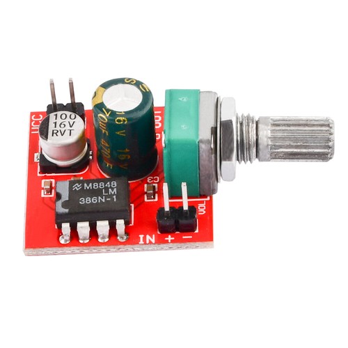 Lm386 amplificatore potenza - di,