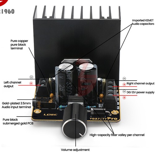 Modulo amplificatore potenza - amplificatore,